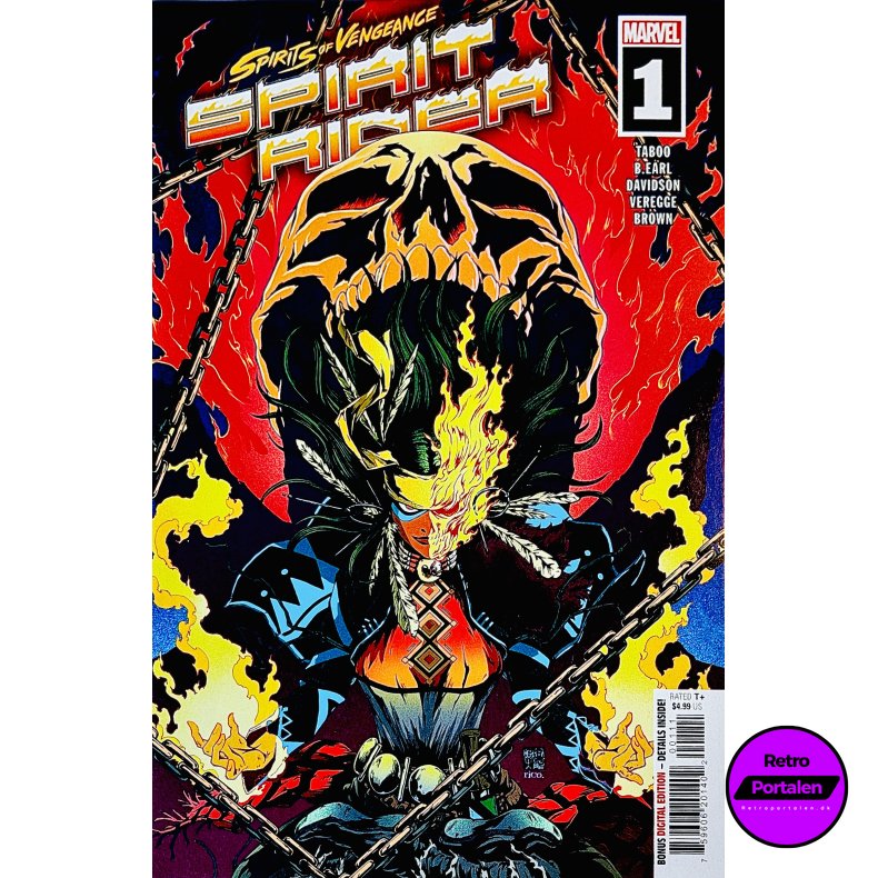 Spirits Of Vengeance: Spirit Rider Nr. 1 (Taboo / B. Earl) (Engelsk) (Marvel) (Tegneserie)