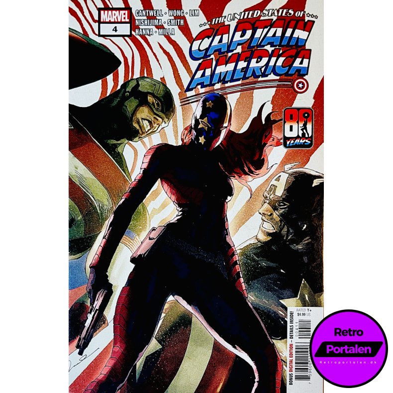 The United States Of Captain America Nr. 4 (Cantwell) (Engelsk) (Marvel) (Tegneserie)