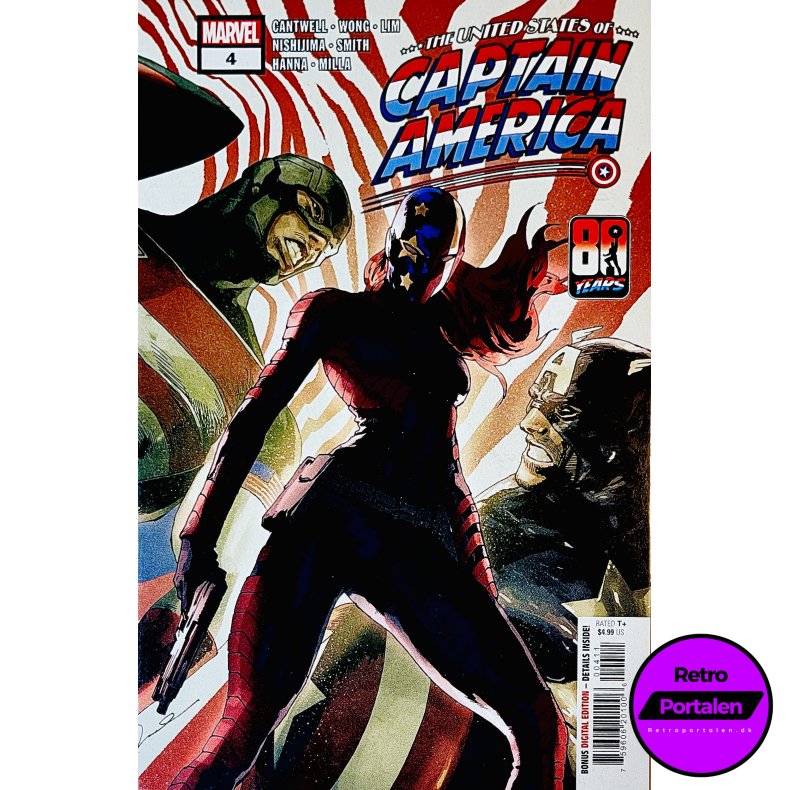The United States Of Captain America Nr. 4 (Cantwell) (Engelsk) (Marvel) (Tegneserie)
