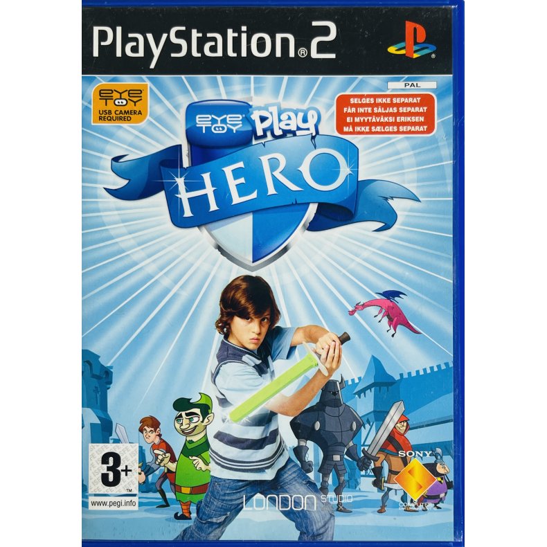 EyeToy Play: Hero�(Kr�ver EyeToy Kamera) (PS2)