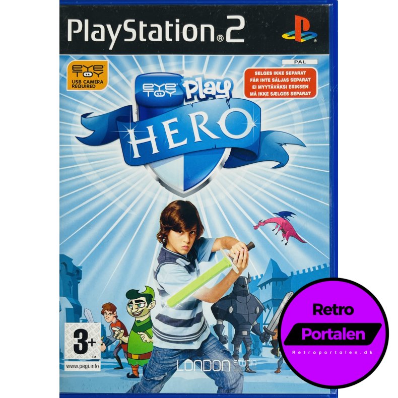 EyeToy Play: Hero�(Kr�ver EyeToy Kamera) (PS2)