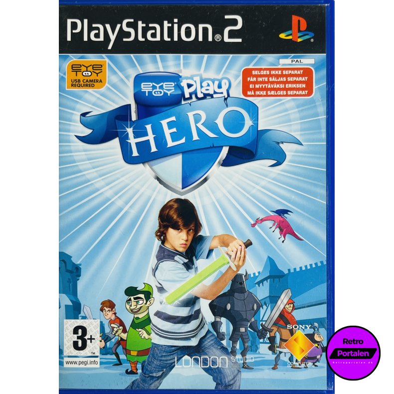 EyeToy Play: Hero�(Kr�ver EyeToy Kamera) (PS2)