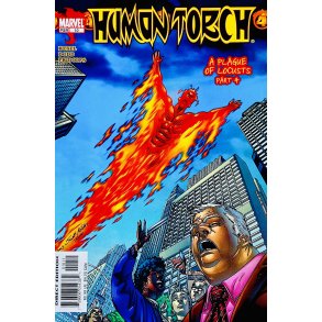 Human Torch (Kesel) Nr. 10 (A Plague Of Locusts Part 4) (Engelsk) (Marvel) (Tegneserie)