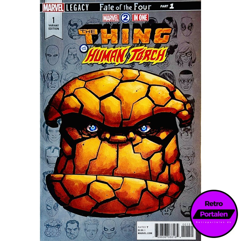 Marvel 2 In One: The Thing And The Human Torch Part. 1 (Marvel Legacy) (Engelsk)(Marvel)(Tegneserie)