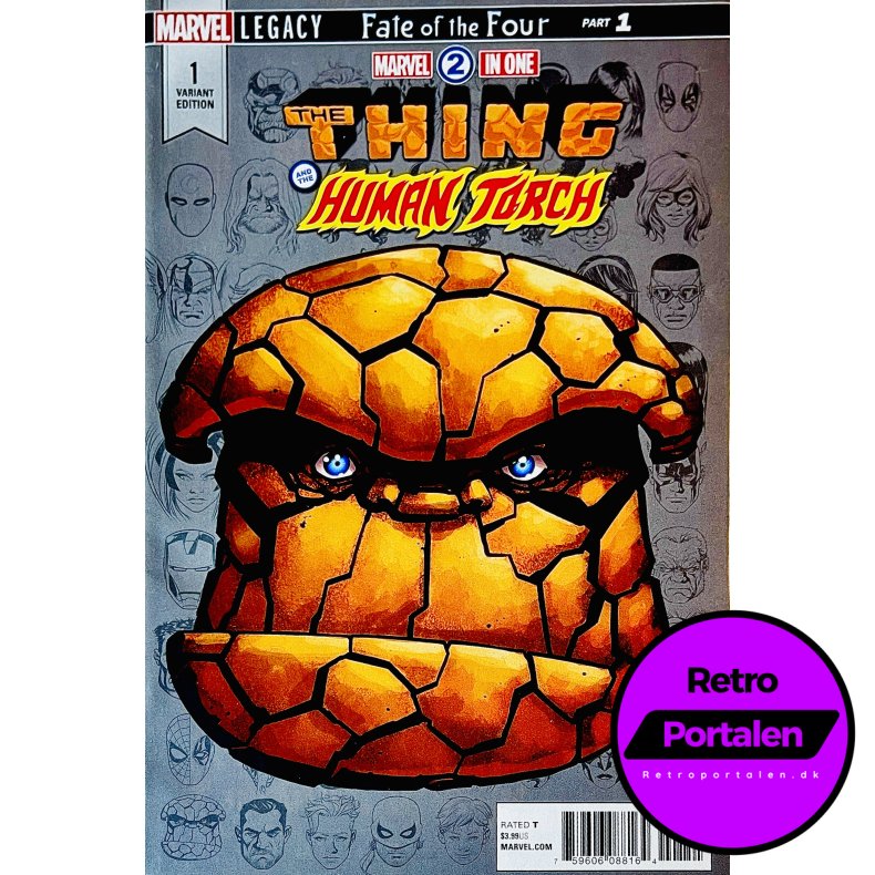 Marvel 2 In One: The Thing And The Human Torch Part. 1 (Marvel Legacy) (Engelsk)(Marvel)(Tegneserie)