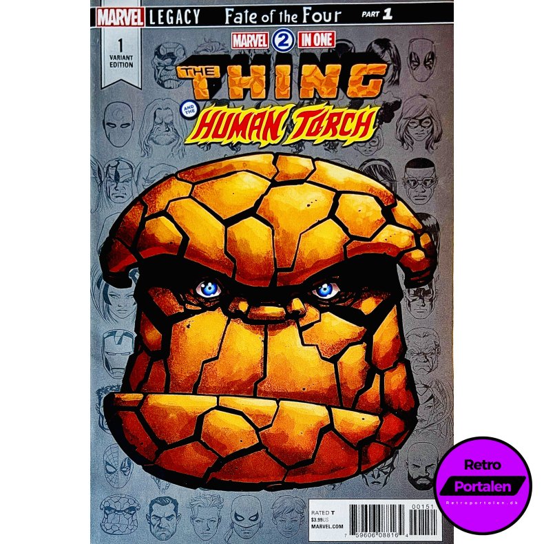 Marvel 2 In One: The Thing And The Human Torch Part. 1 (Marvel Legacy) (Engelsk)(Marvel)(Tegneserie)