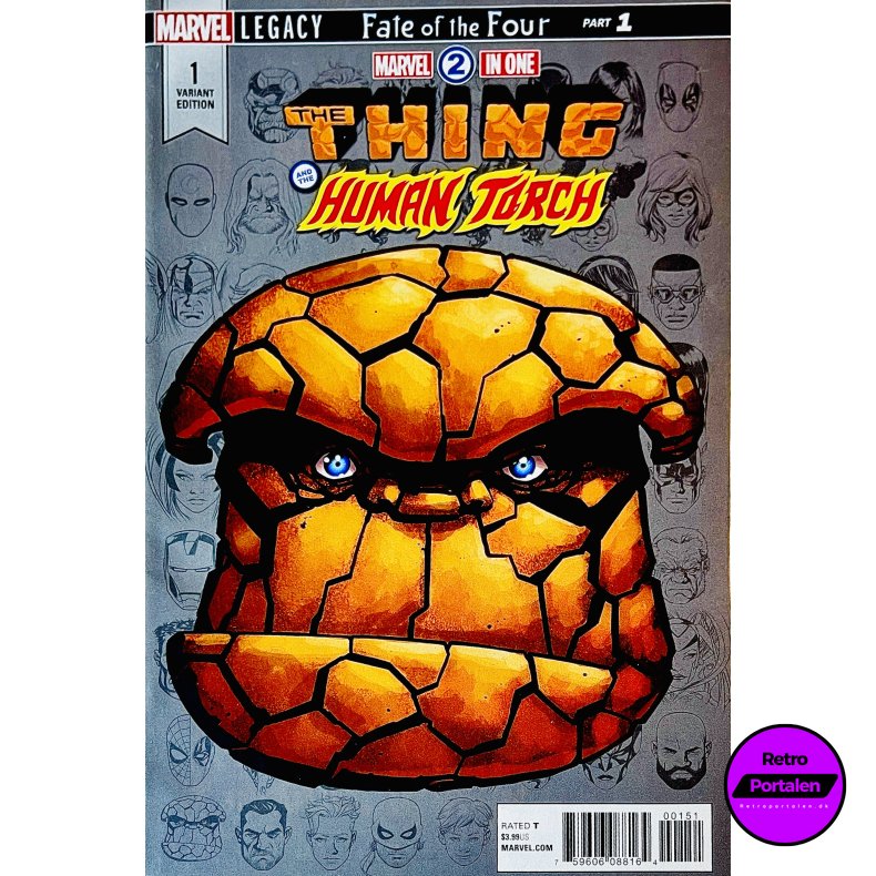 Marvel 2 In One: The Thing And The Human Torch Part. 1 (Marvel Legacy) (Engelsk)(Marvel)(Tegneserie)