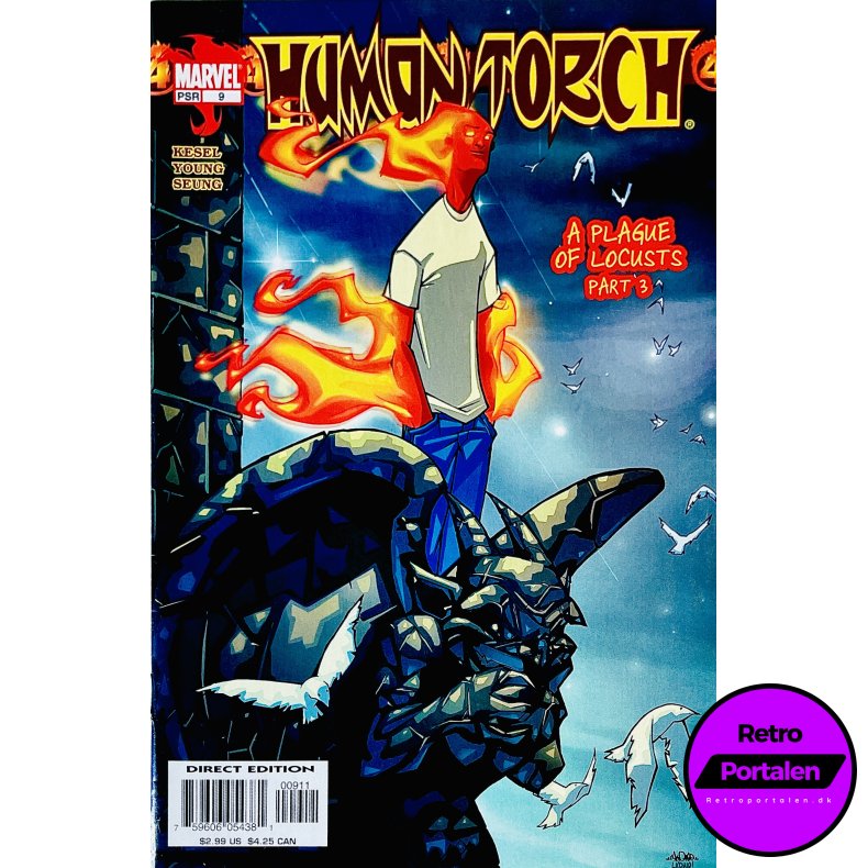 Human Torch Nr. 9 (Kesel / Young / Seung) (Engelsk) (Marvel) (Tegneserie)