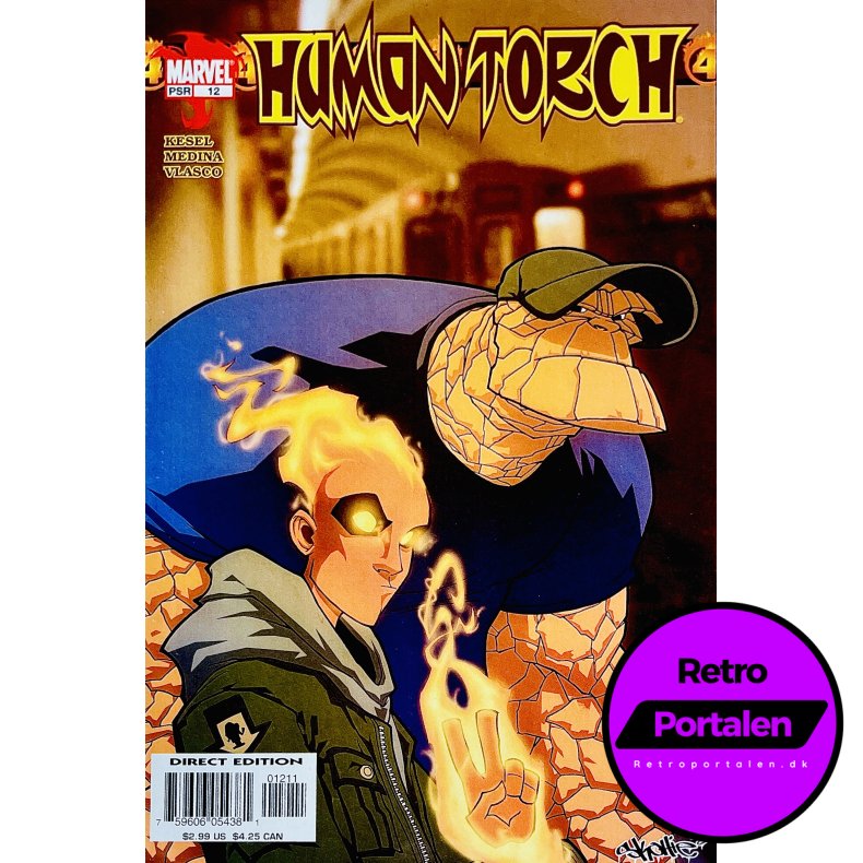 Human Torch Nr. 12 (Kesel / Medina / Vlasco) (Engelsk) (Marvel) (Tegneserie)