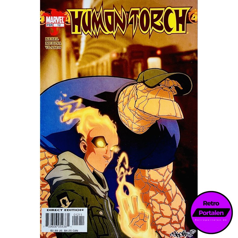 Human Torch Nr. 12 (Kesel / Medina / Vlasco) (Engelsk) (Marvel) (Tegneserie)