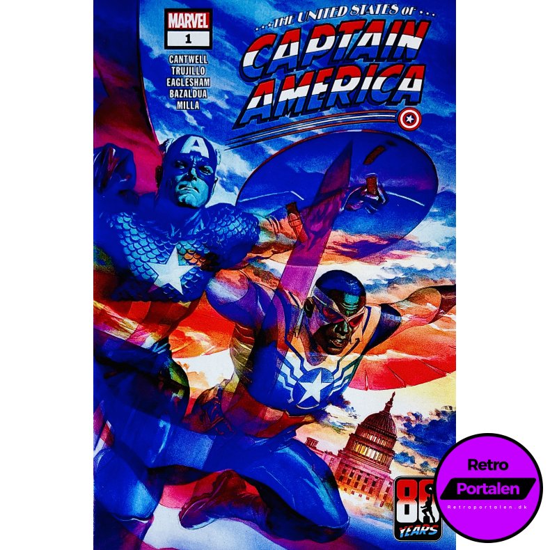 The United States Of Captain America Nr. 1 (Cantwell / Trujillo) (Engelsk) (Marvel) (Tegneserie)