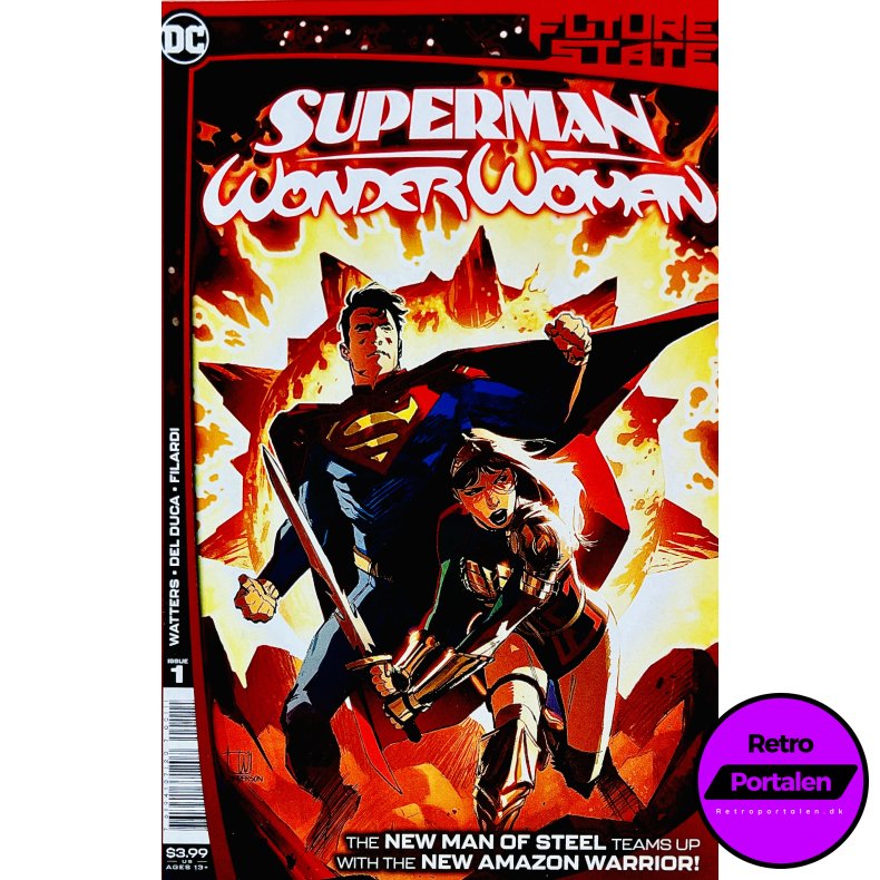 Superman Wonder Woman Nr. 1 (Future State) (Watters / Del Duca) (Engelsk) (DC Comics) (Tegneserie)