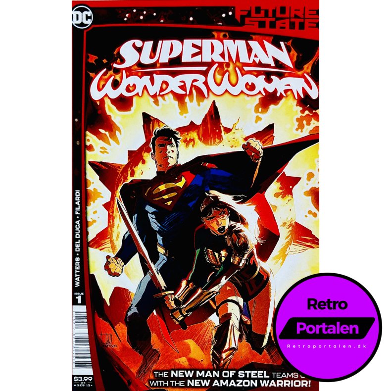 Superman Wonder Woman Nr. 1 (Future State) (Watters / Del Duca) (Engelsk) (DC Comics) (Tegneserie)