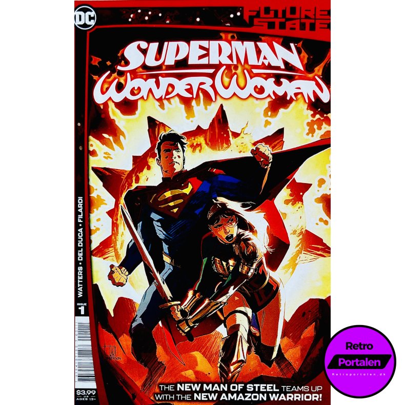 Superman Wonder Woman Nr. 1 (Future State) (Watters / Del Duca) (Engelsk) (DC Comics) (Tegneserie)