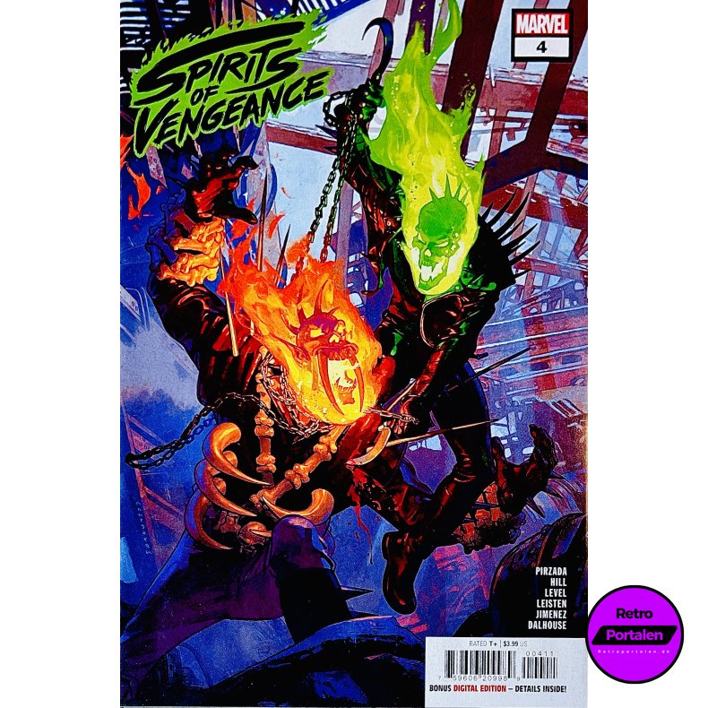 Spirits Of Vengeance Nr. 4 (Pirzada / Hill / Level) (Engelsk) (Marvel) (Tegneserie)