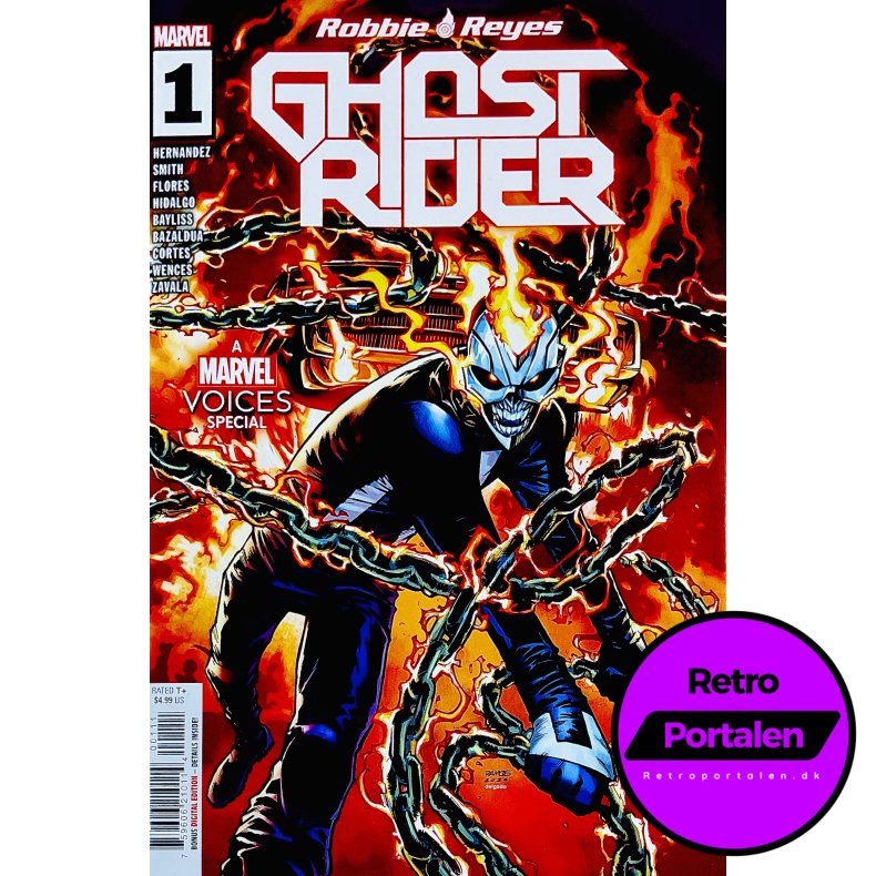 Ghost Rider Nr. 1 (Robbie Reyes) (Engelsk) (Marvel) (Tegneserie)