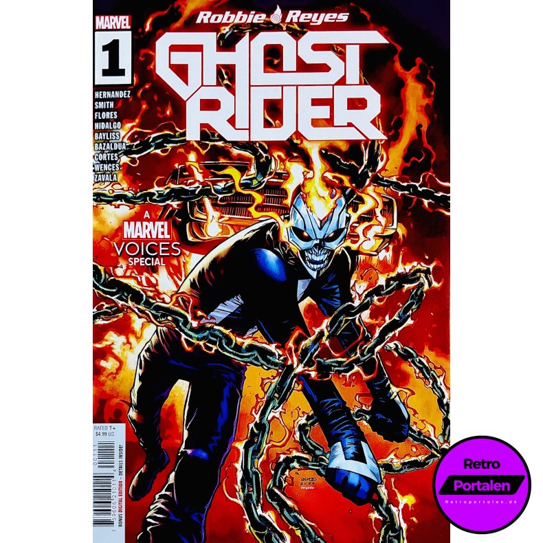 Ghost Rider Nr. 1 (Robbie Reyes) (Engelsk) (Marvel) (Tegneserie)