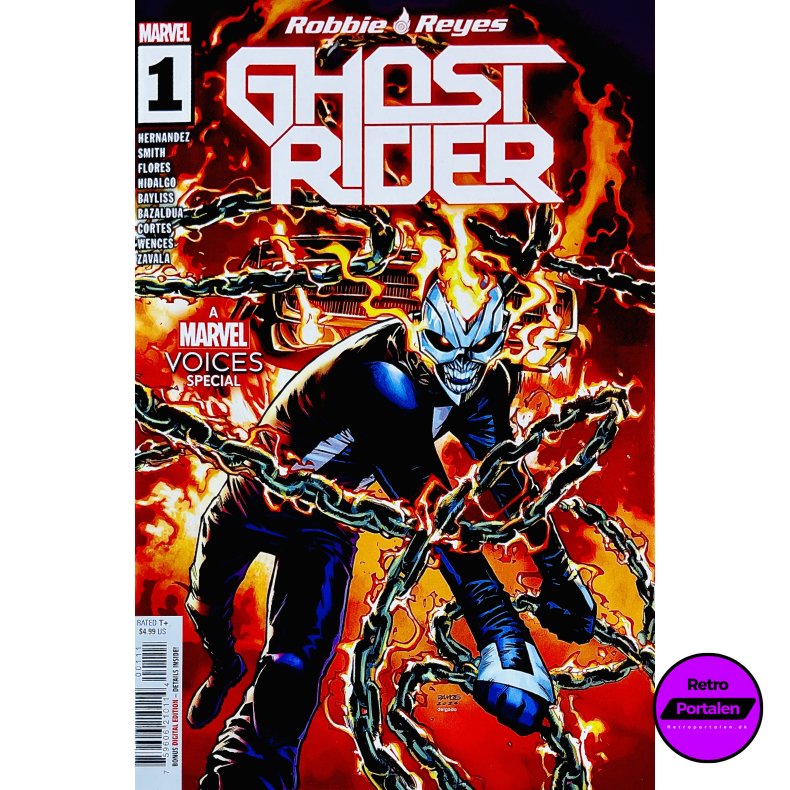 Ghost Rider Nr. 1 (Robbie Reyes) (Engelsk) (Marvel) (Tegneserie)