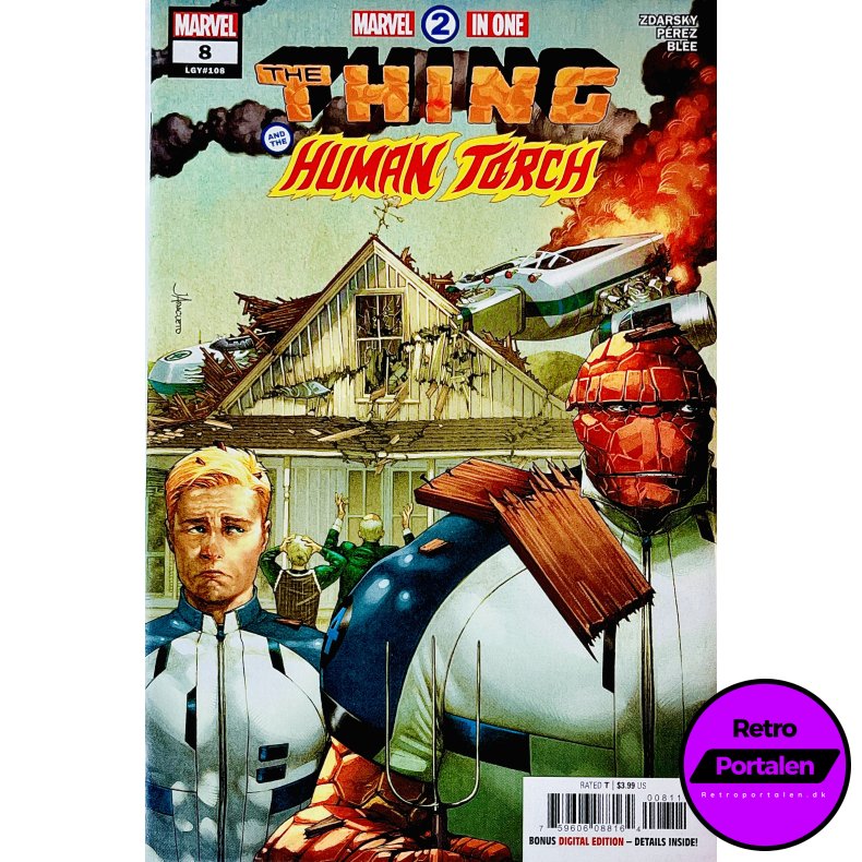 Marvel 2 In One: The Thing And The Human Torch Nr. 8 (LGY#108) (Engelsk) (Marvel) (Tegneserie)