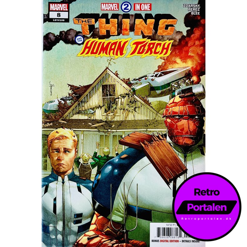 Marvel 2 In One: The Thing And The Human Torch Nr. 8 (LGY#108) (Engelsk) (Marvel) (Tegneserie)