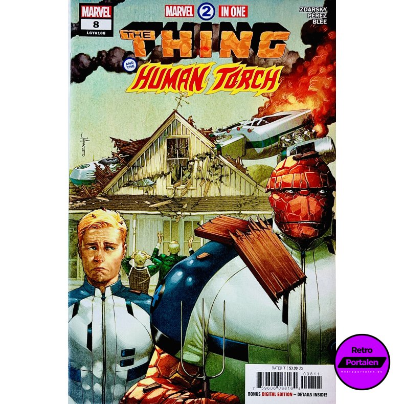 Marvel 2 In One: The Thing And The Human Torch Nr. 8 (LGY#108) (Engelsk) (Marvel) (Tegneserie)