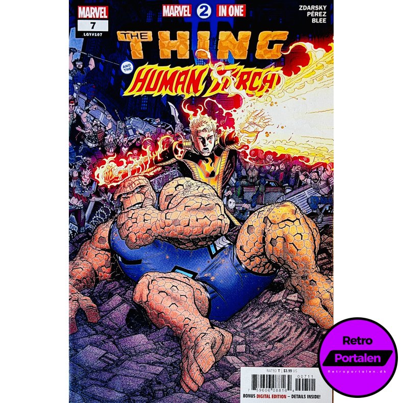 Marvel 2 In One: The Thing And The Human Torch Nr. 7 (LGY#107) (Engelsk) (Marvel) (Tegneserie)