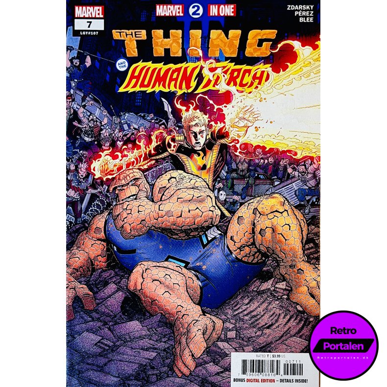 Marvel 2 In One: The Thing And The Human Torch Nr. 7 (LGY#107) (Engelsk) (Marvel) (Tegneserie)