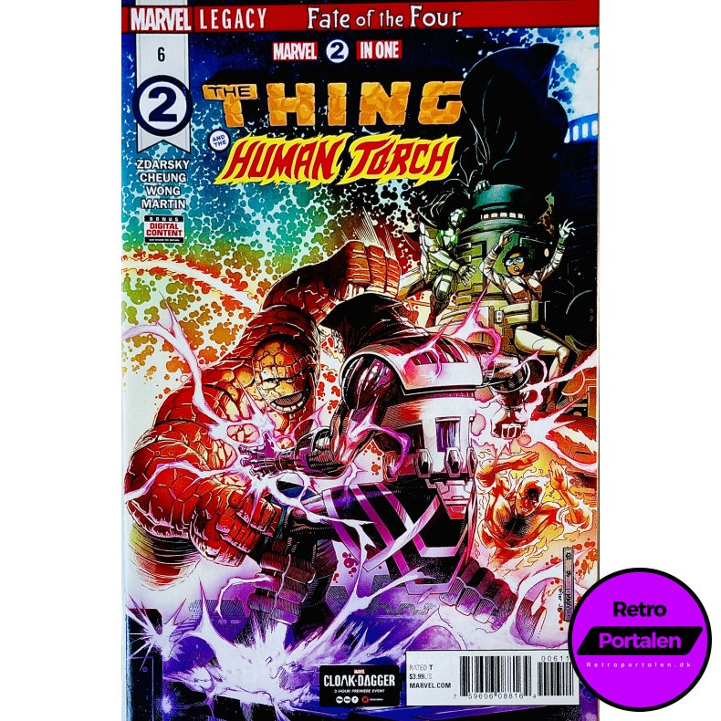 Marvel 2 In One: The Thing And The Human Torch Nr. 6 (Engelsk) (Marvel) (Tegneserie)