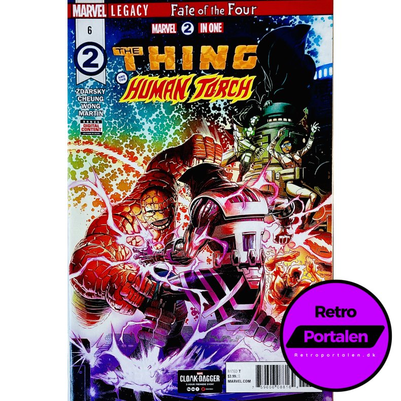 Marvel 2 In One: The Thing And The Human Torch Nr. 6 (Engelsk) (Marvel) (Tegneserie)