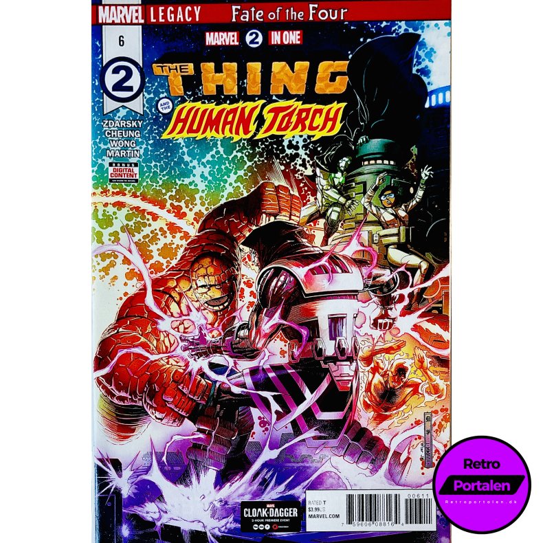 Marvel 2 In One: The Thing And The Human Torch Nr. 6 (Engelsk) (Marvel) (Tegneserie)