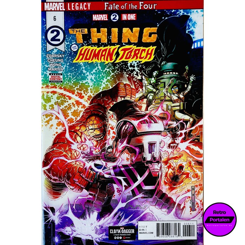 Marvel 2 In One: The Thing And The Human Torch Nr. 6 (Engelsk) (Marvel) (Tegneserie)