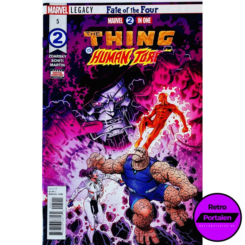 Marvel 2 In One: The Thing And The Human Torch Nr. 5 (Engelsk) (Marvel) (Tegneserie)