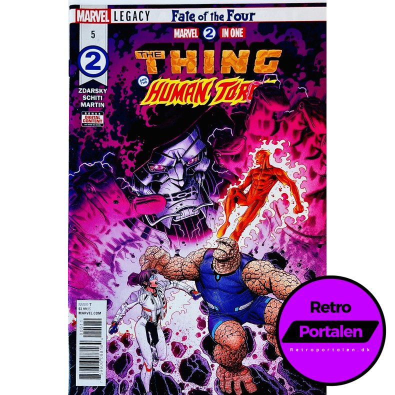 Marvel 2 In One: The Thing And The Human Torch Nr. 5 (Engelsk) (Marvel) (Tegneserie)