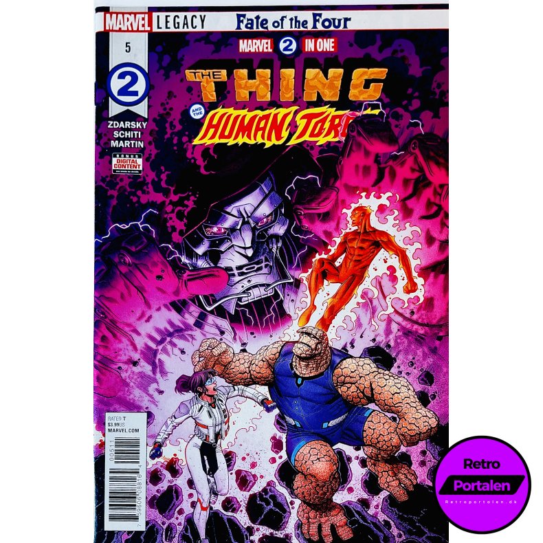 Marvel 2 In One: The Thing And The Human Torch Nr. 5 (Engelsk) (Marvel) (Tegneserie)