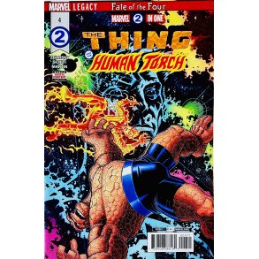 Marvel 2 In One: The Thing And The Human Torch Nr. 4 (Engelsk) (Marvel) (Tegneserie)