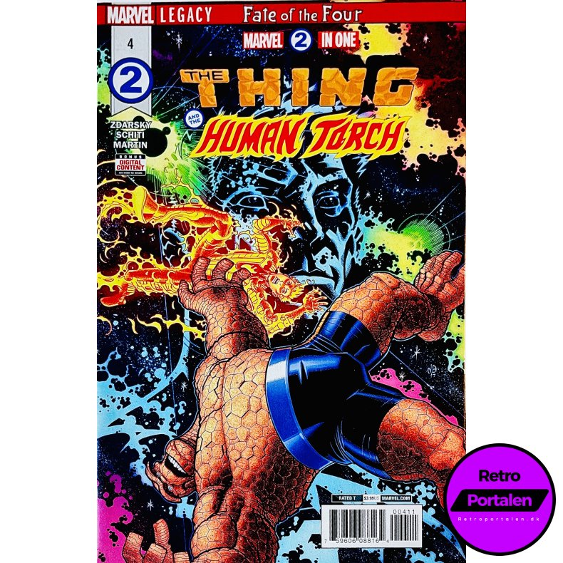 Marvel 2 In One: The Thing And The Human Torch Nr. 4 (Engelsk) (Marvel) (Tegneserie)