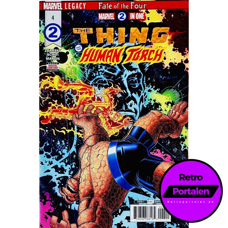 Marvel 2 In One: The Thing And The Human Torch Nr. 4 (Engelsk) (Marvel) (Tegneserie)