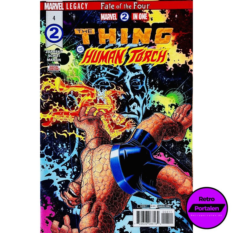 Marvel 2 In One: The Thing And The Human Torch Nr. 4 (Engelsk) (Marvel) (Tegneserie)
