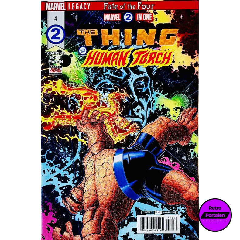Marvel 2 In One: The Thing And The Human Torch Nr. 4 (Engelsk) (Marvel) (Tegneserie)