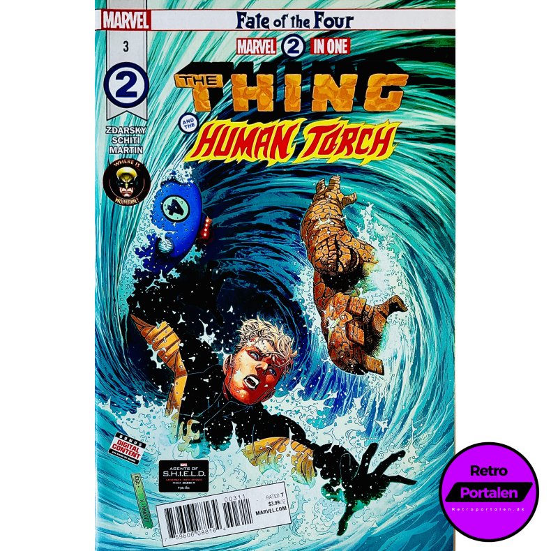 Marvel 2 In One: The Thing And The Human Torch Nr. 3 (Engelsk) (Marvel) (Tegneserie)