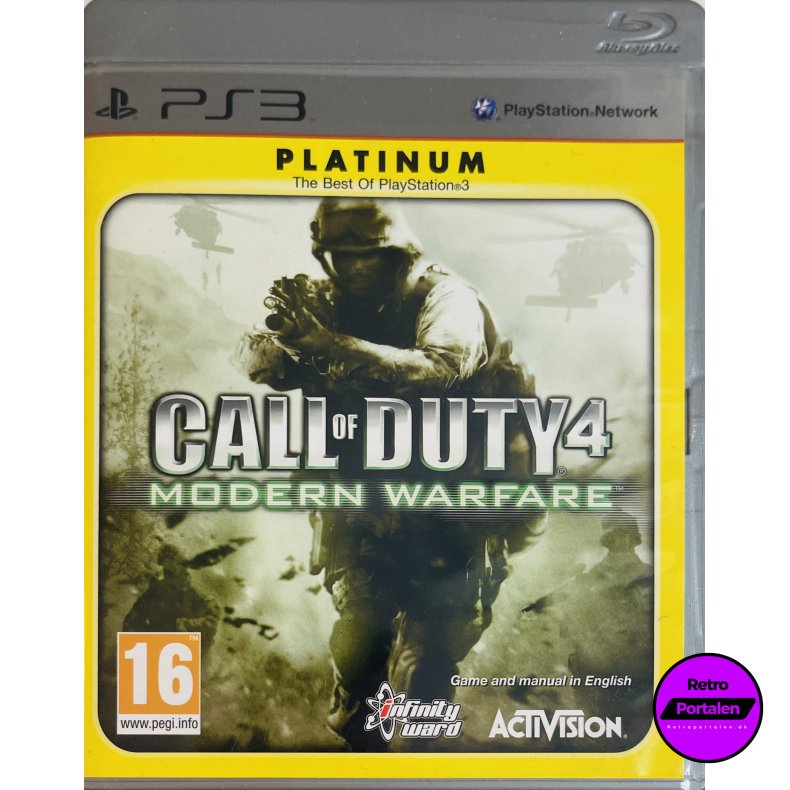 Call Of Duty 4 Modern Warfare (Platinum) (PS3)