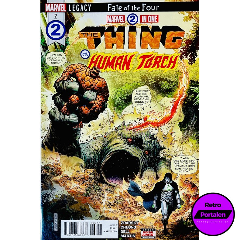 Marvel 2 In One: The Thing And The Human Torch Nr. 2 (Engelsk) (Marvel) (Tegneserie)