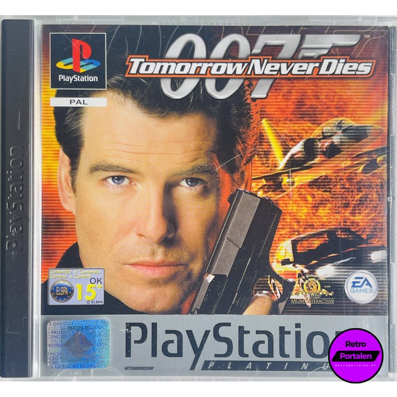 007: Tomorrow Never Dies (Platinum) (PS1)