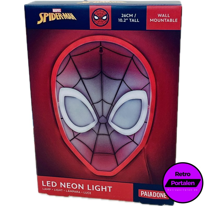 Spiderman Wall Mountable LED Neon Light (Marvel) (NY) (5056577744613)
