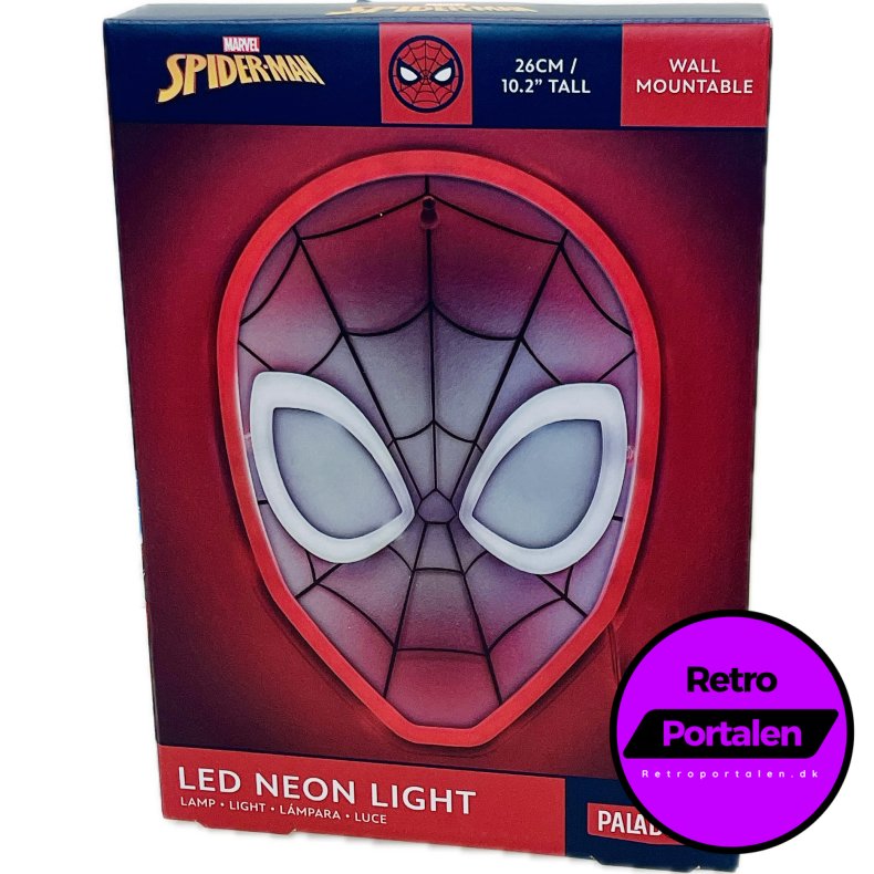 Spiderman Wall Mountable LED Neon Light (Marvel) (NY) (5056577744613)