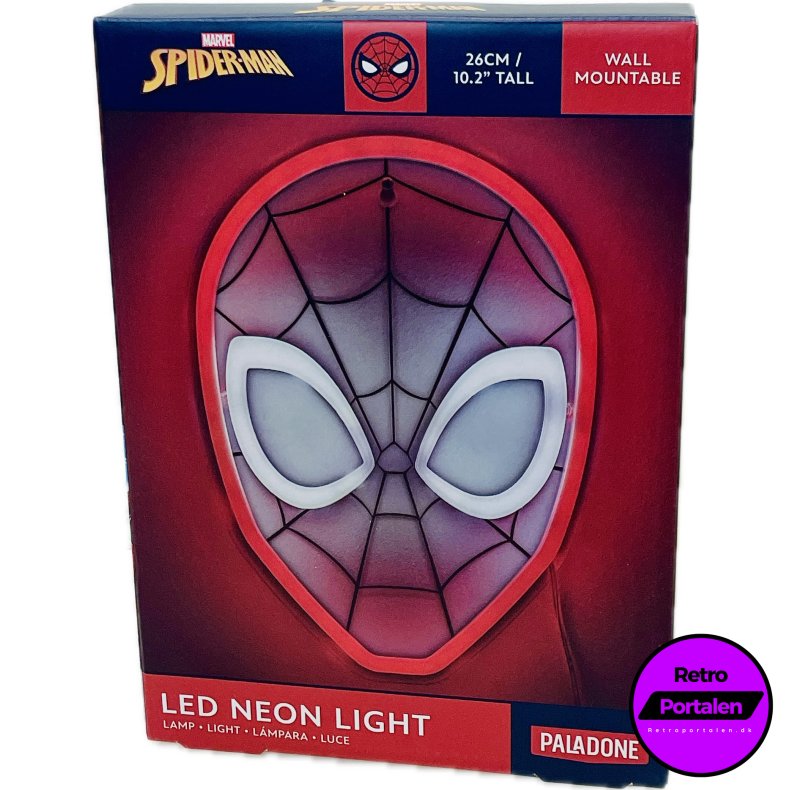 Spiderman Wall Mountable LED Neon Light (Marvel) (NY) (5056577744613)