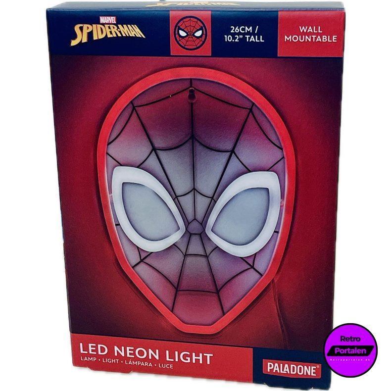 Spiderman Wall Mountable LED Neon Light (Marvel) (NY) (5056577744613)