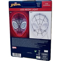 Spiderman Wall Mountable LED Neon Light (Marvel) (NY) (5056577744613)