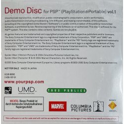 Demo Disc Vol. 1 (PSP)