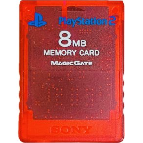 Playstation 2 Memory Card 8 MB (Rd) (PS2)